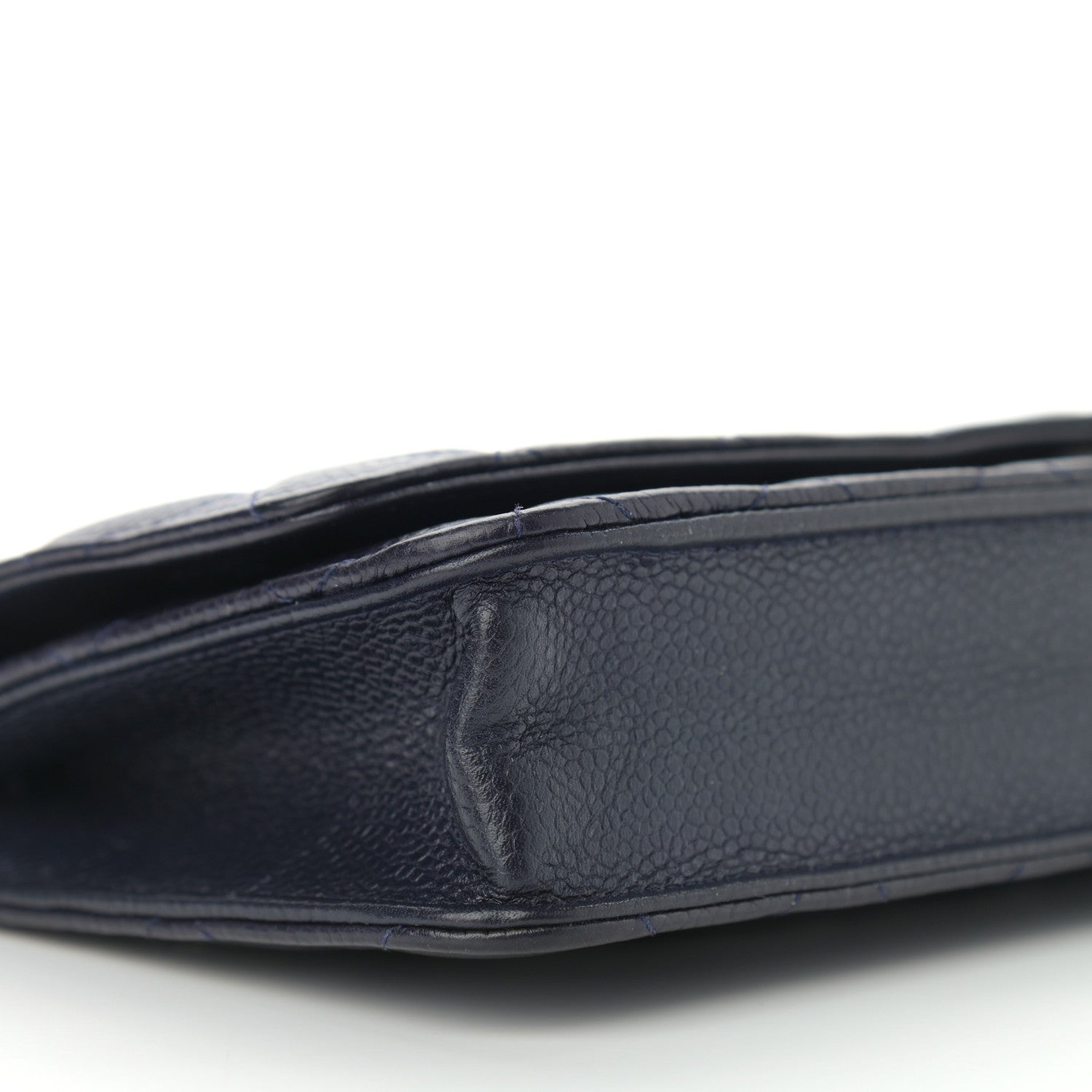 Chanel Caviar Quilted Wallet On Chain WOC Navy Blue 5 of 14
