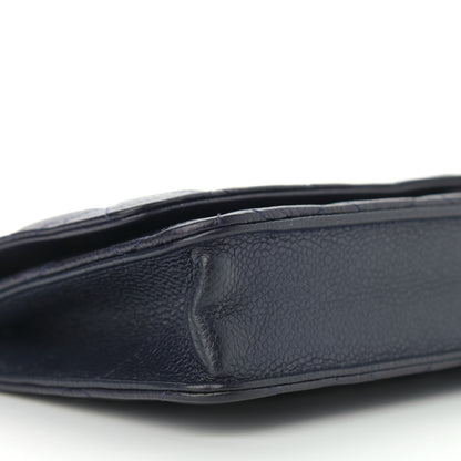 Chanel Caviar Quilted Wallet On Chain WOC Navy Blue 4 of 13