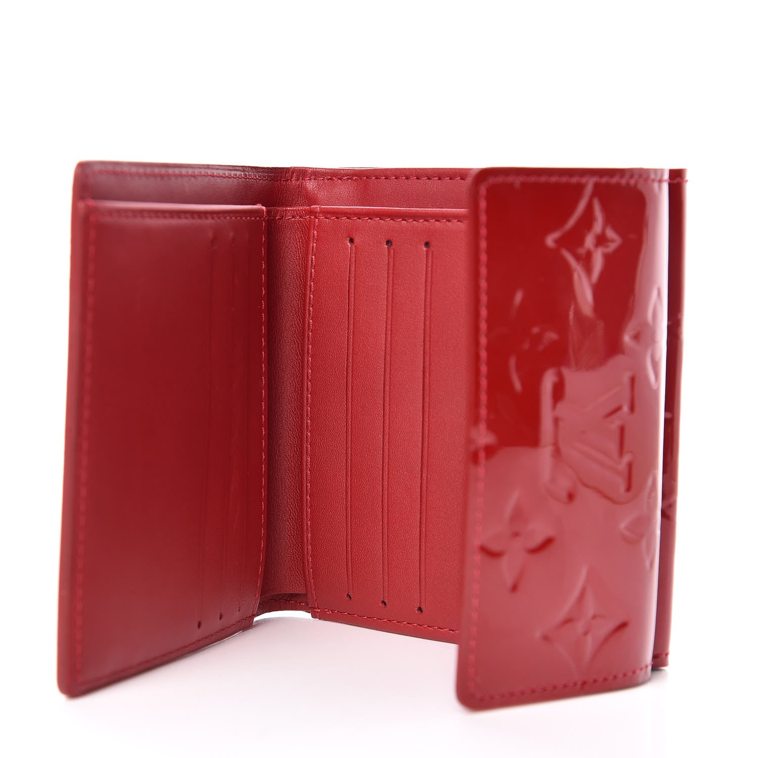 Louis Vuitton Vernis Elise Wallet Pomme D'Amour 5 of 8