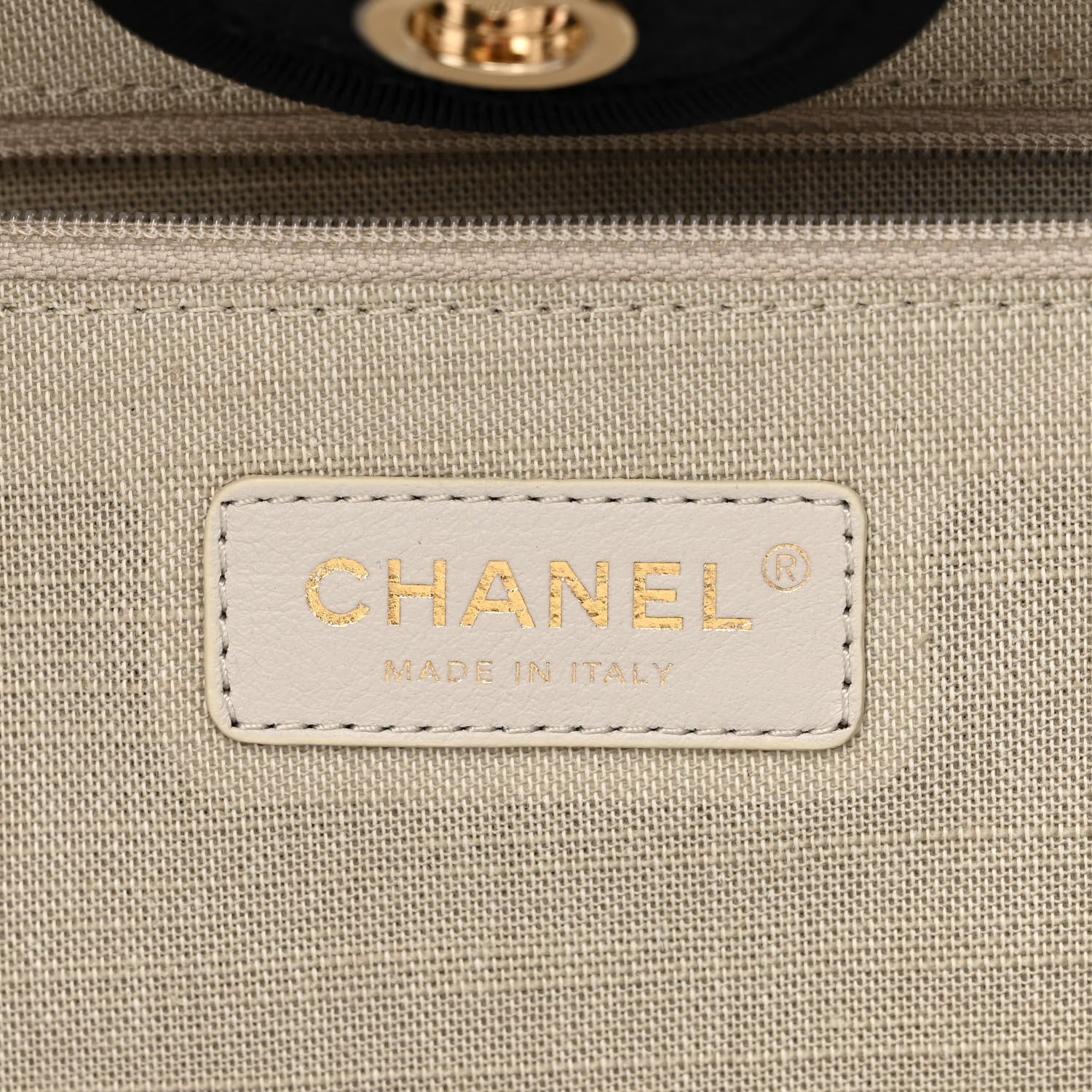 Chanel Mixed Fibers Small Deauville Tote Black 8 of 13
