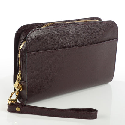 Louis Vuitton Taiga Baikal Pochette Acajou 3 of 7