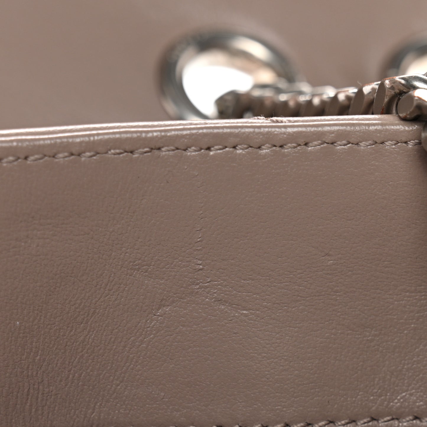 Calfskin Y Quilted Monogram Medium Loulou Chain Satchel Mink