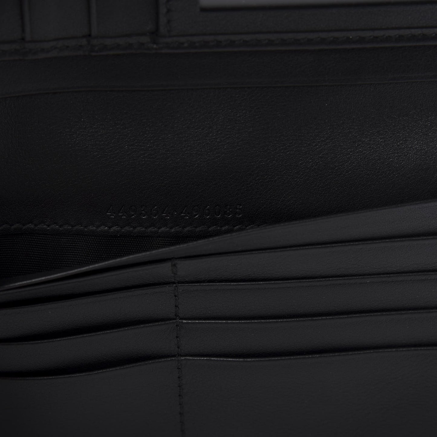 Soft Microguccissima Continental Zip Wallet Black