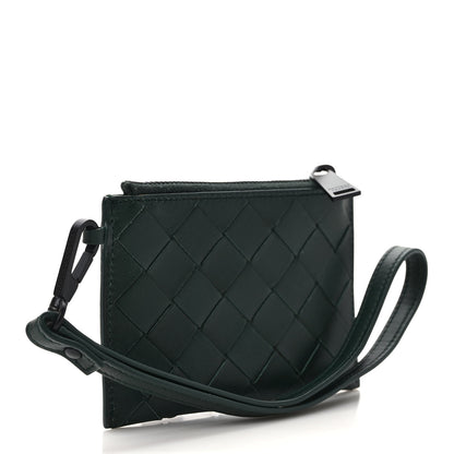 Bottega Veneta Nappa Intrecciato Wristlet Card Holder Raintree 3 of 6