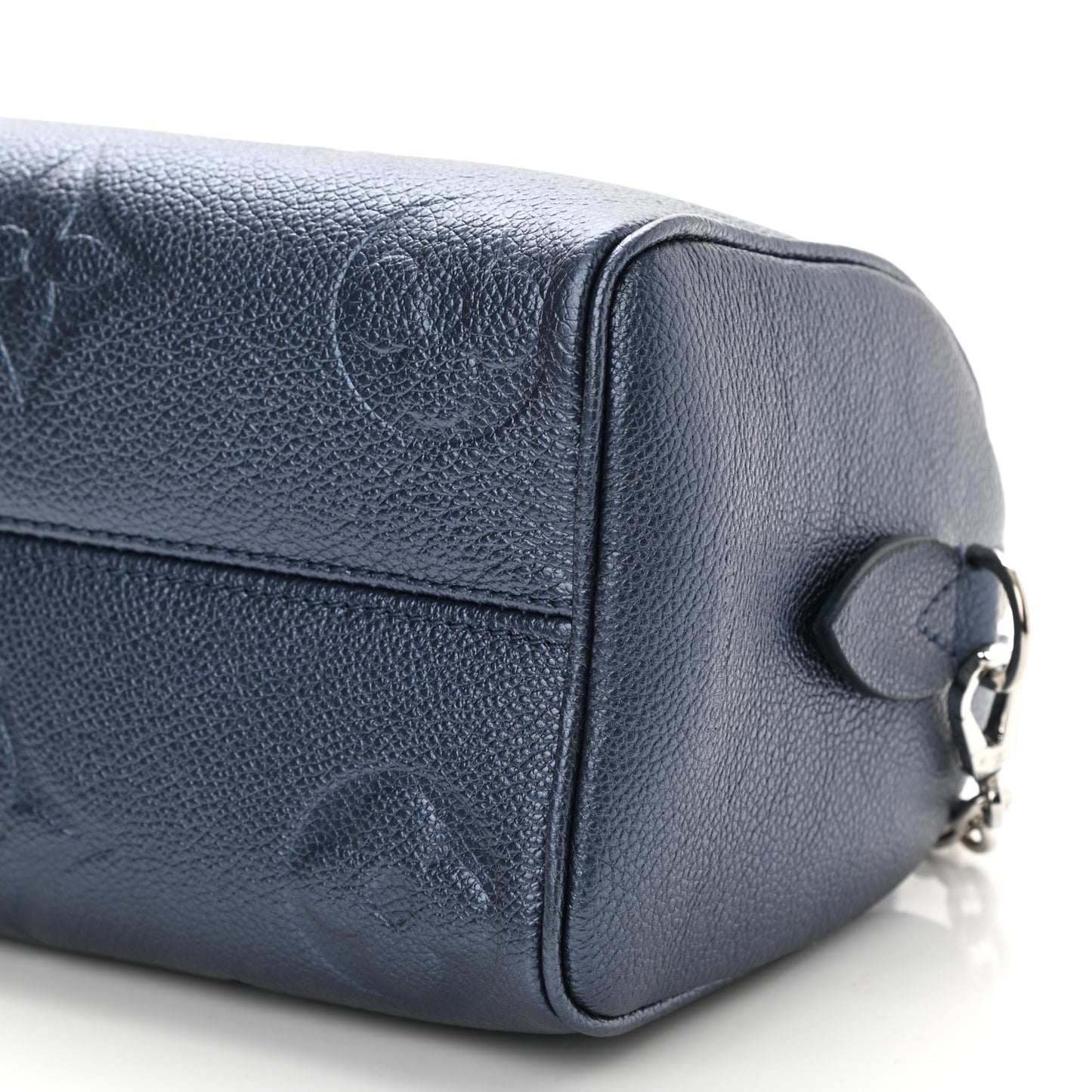 Metallic Empreinte Monogram Giant Speedy Bandouliere 20 Navy Nacre