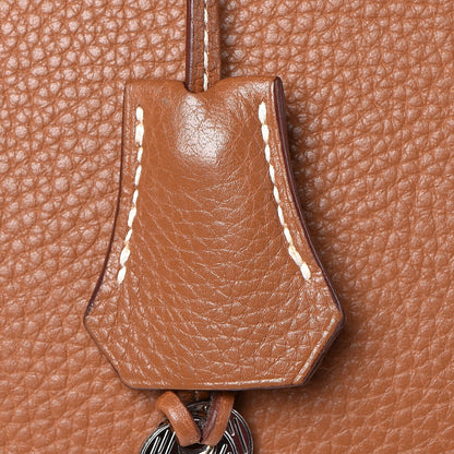 Hermes Taurillon Clemence Birkin 35 Gold 24 of 43