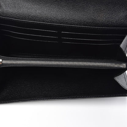 Louis Vuitton Epi Sarah Wallet Black 5 of 6