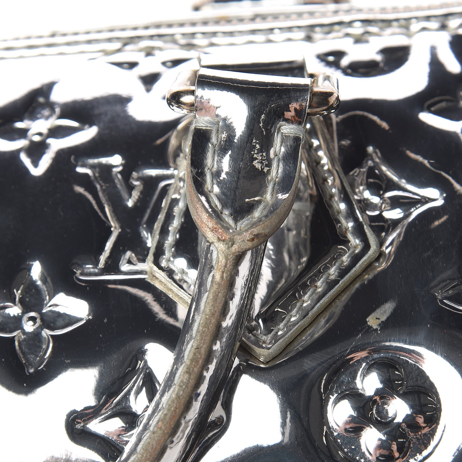 Louis Vuitton Monogram Miroir Speedy 35 Silver 16 of 16