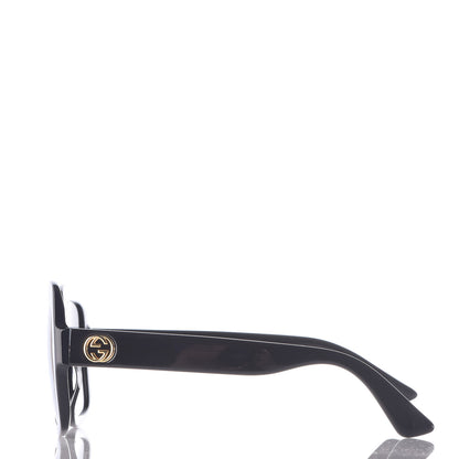 Gucci Oversize Square GG 0036S Sunglasses Black 3 of 7