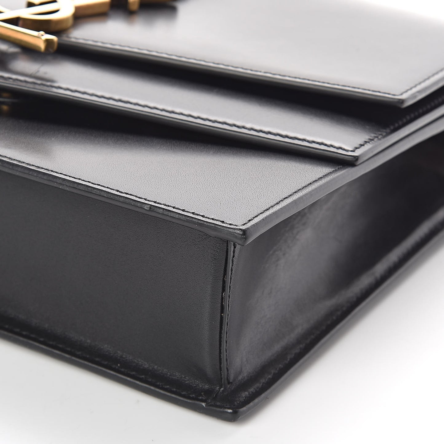 Smooth Calfskin Medium Sulpice Monogram Shoulder Bag Black