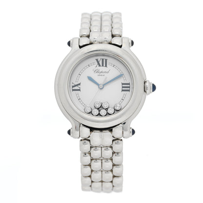 Chopard Stainless Steel 7 Diamond 32mm Happy Sport Quartz Watch 1 of 5