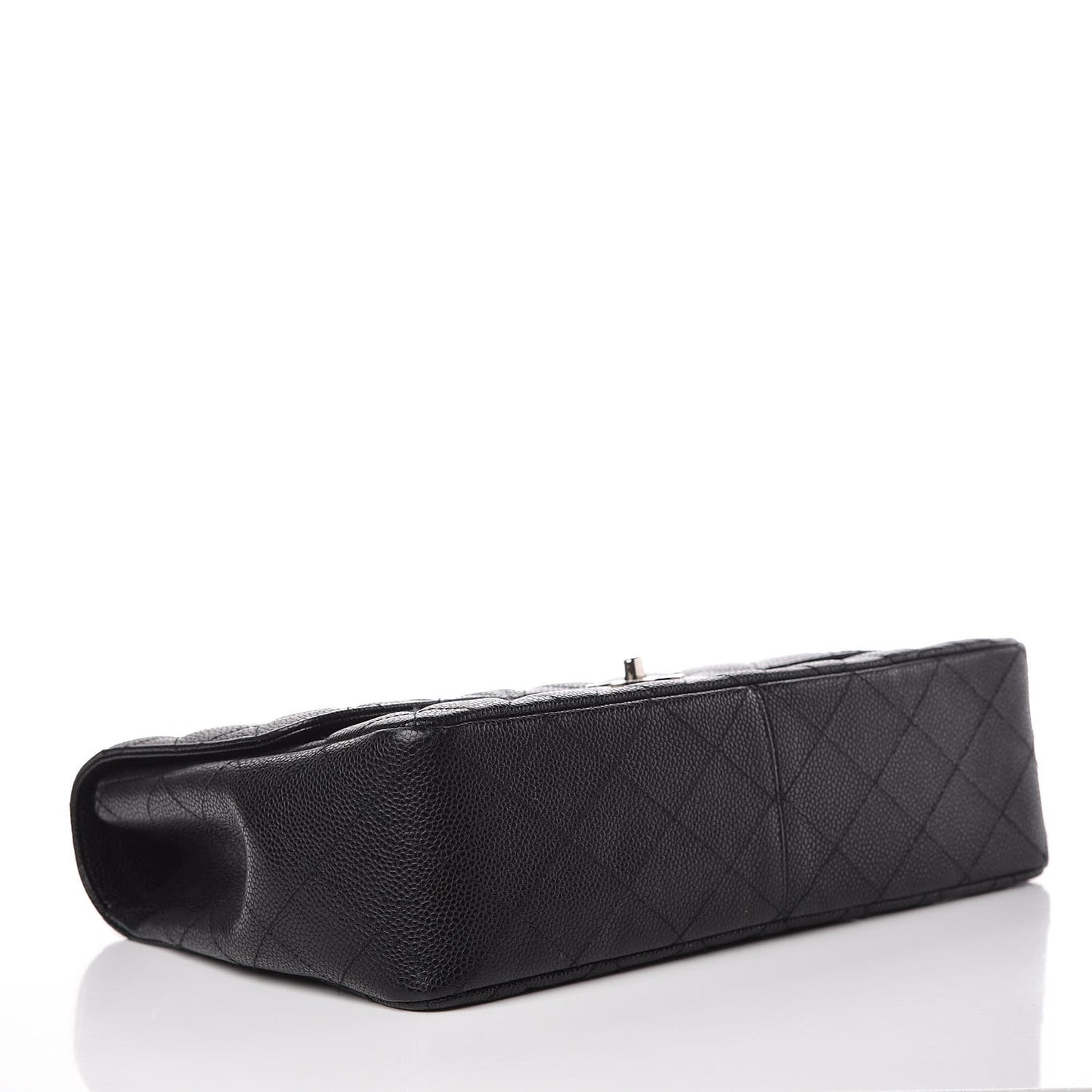 Caviar Quilted Jumbo Single Flap Black