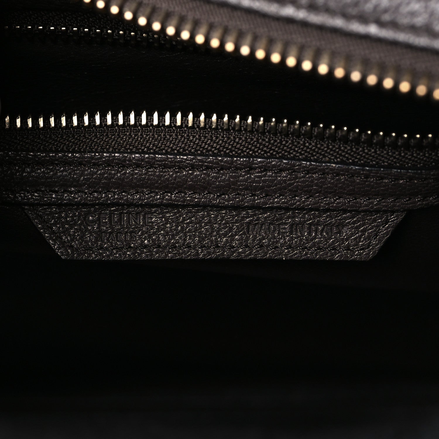 Celine Goatskin Micro Luggage Dark Taupe 6 of 10