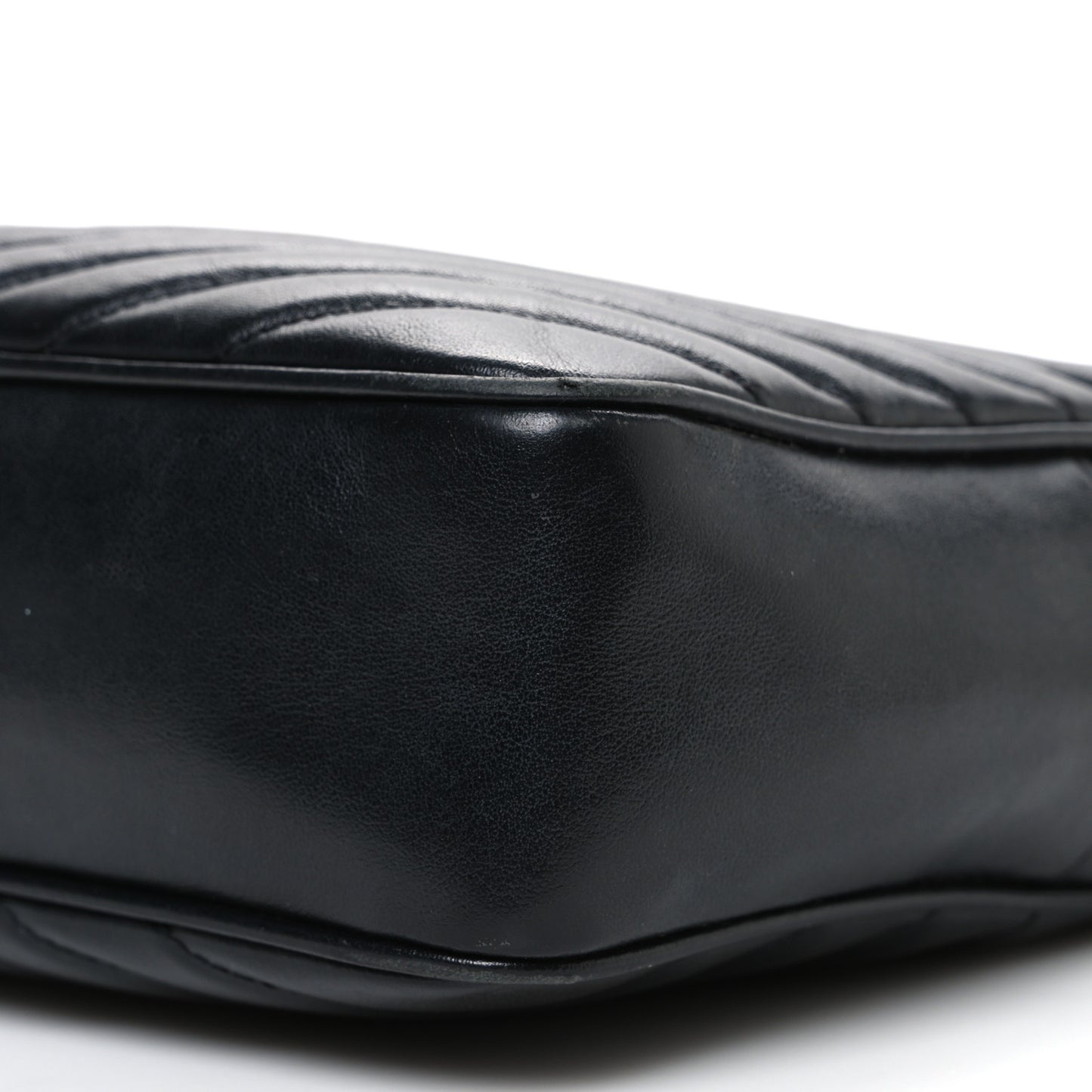 Calfskin Matelasse Monogram Lou Camera Bag Black