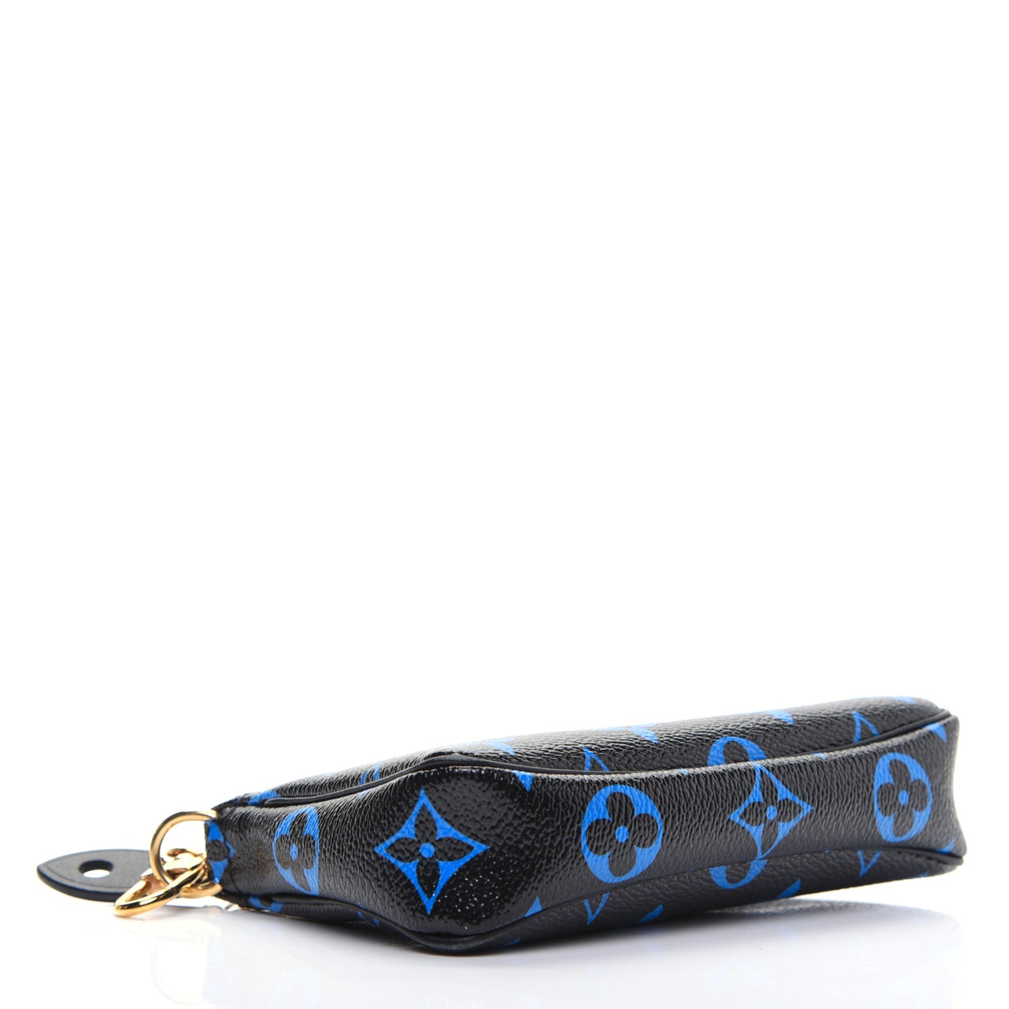 Colored Monogram Mini Pochette Accessories Blue Black