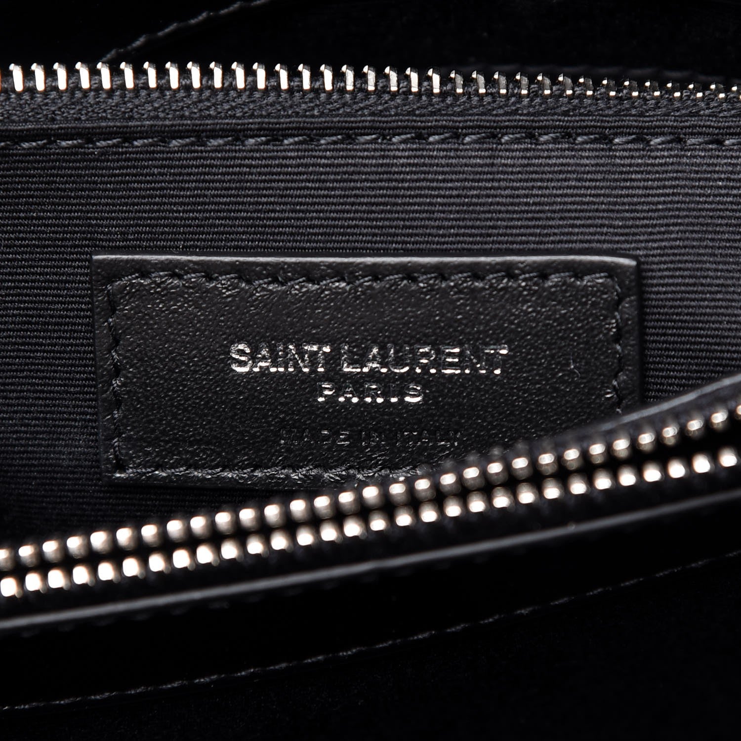 Saint Laurent Calfskin Y Quilted Monogram Medium Loulou Chain Satchel Black 6 of 9