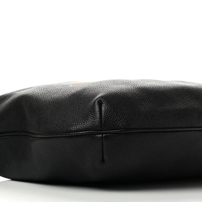Gucci Grained Calfskin Logo Half Moon Hobo Black 10 of 11