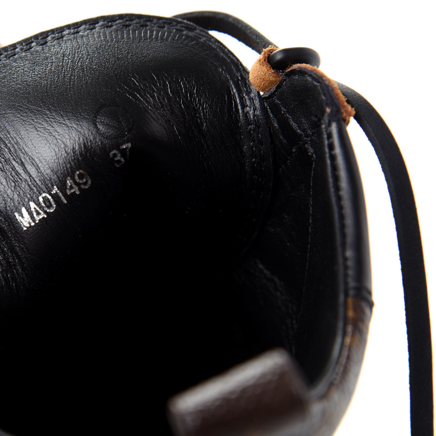 Suede Calfskin Monogram Laureate Platform Desert Boots 37 Cognac