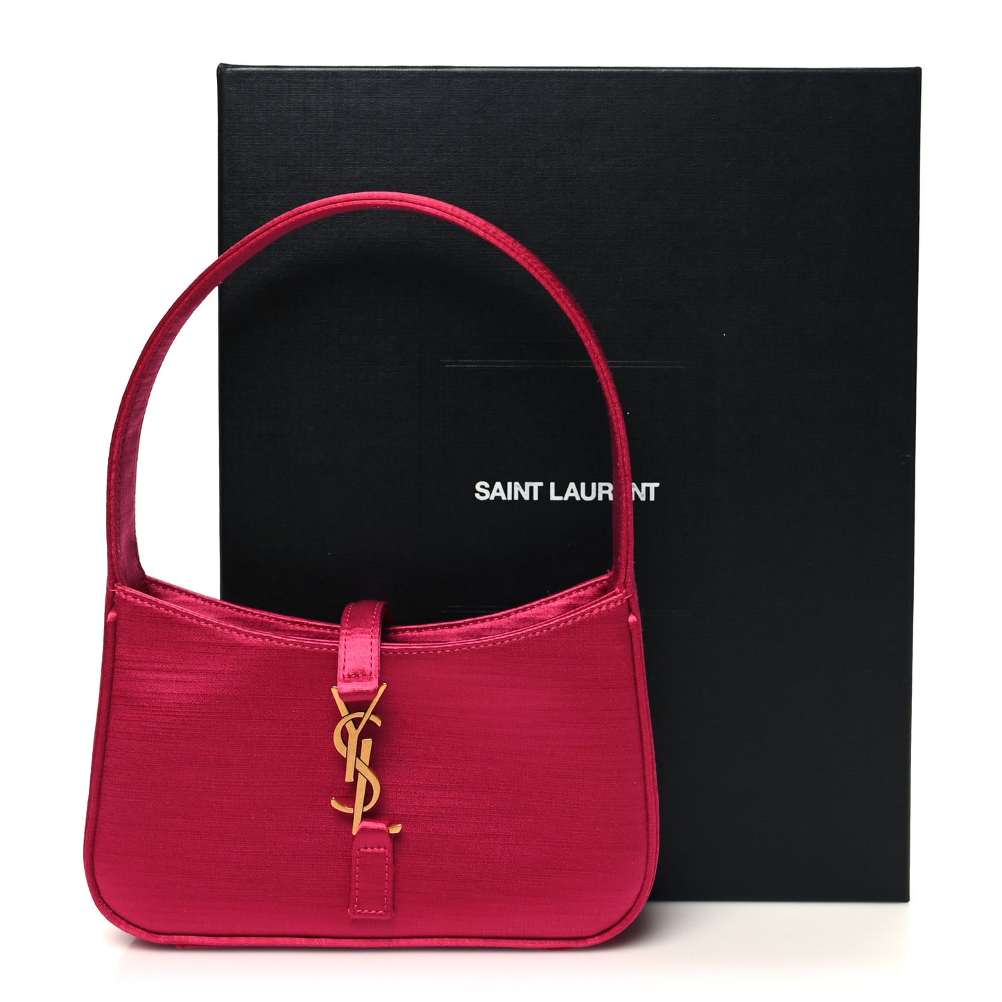 Satin Le 5 A 7 Mini Hobo Guava Pink