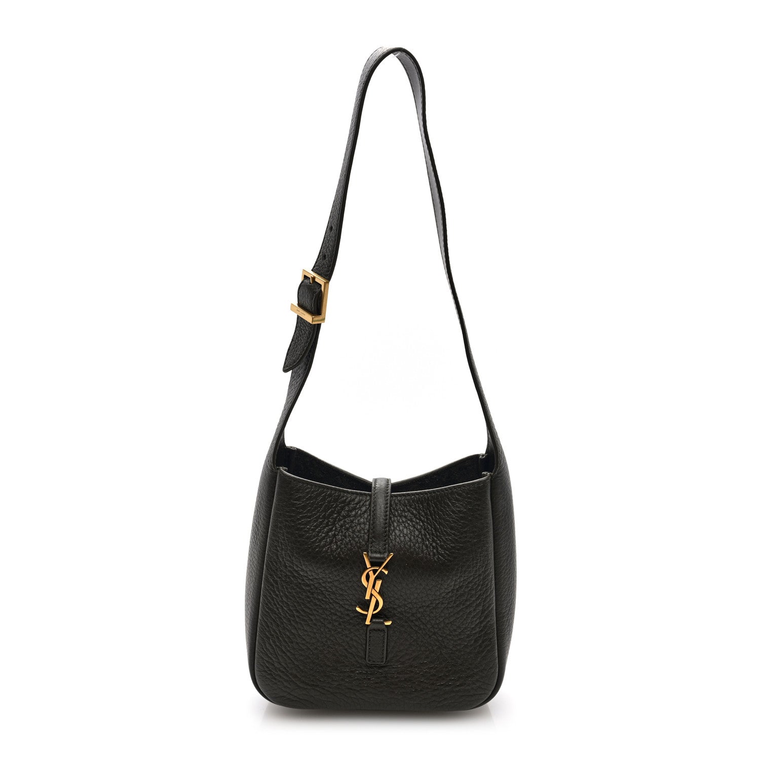 Saint Laurent Grained Deerskin Baby Supple Le 5 A 7 Hobo Light Musk 1 of 10
