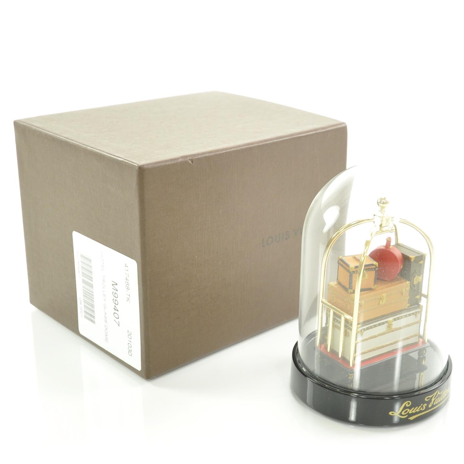 Louis Vuitton Glass Porters Trolley Dome Globe Boule VIP 3 of 7