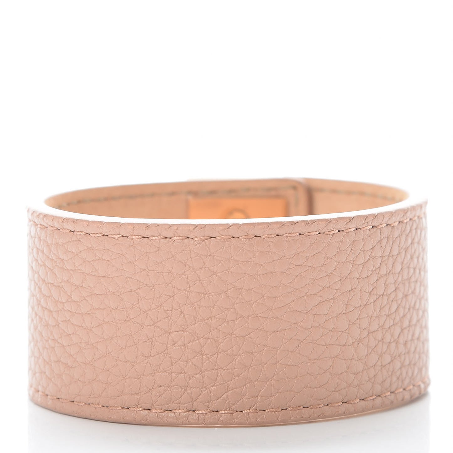 Veau Le Dix Buckle Bracelet Bois De Rose