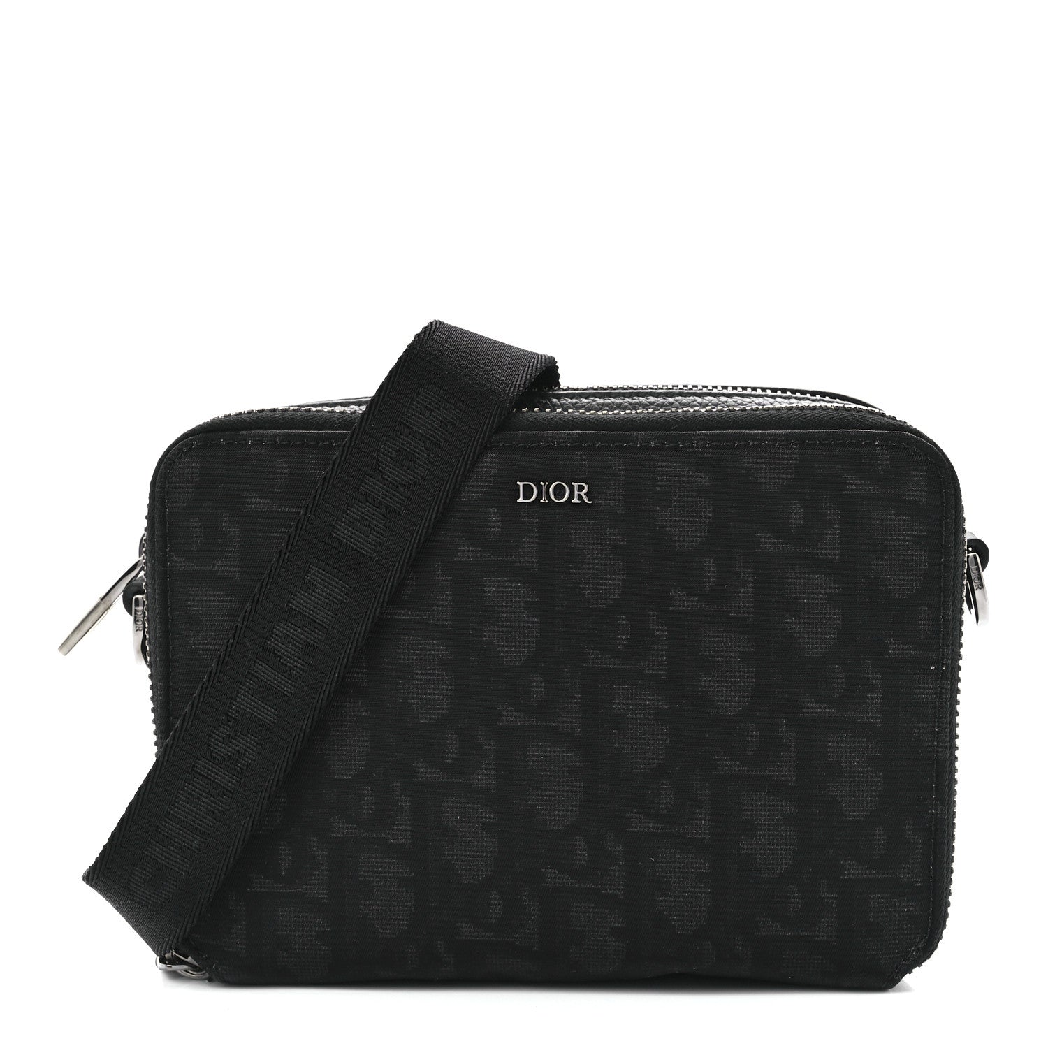 Christian Dior Oblique Pouch Black 1 of 11