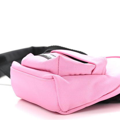Balenciaga Recycled Casual Nylon Mini Oversized Backpack Pink 8 of 8