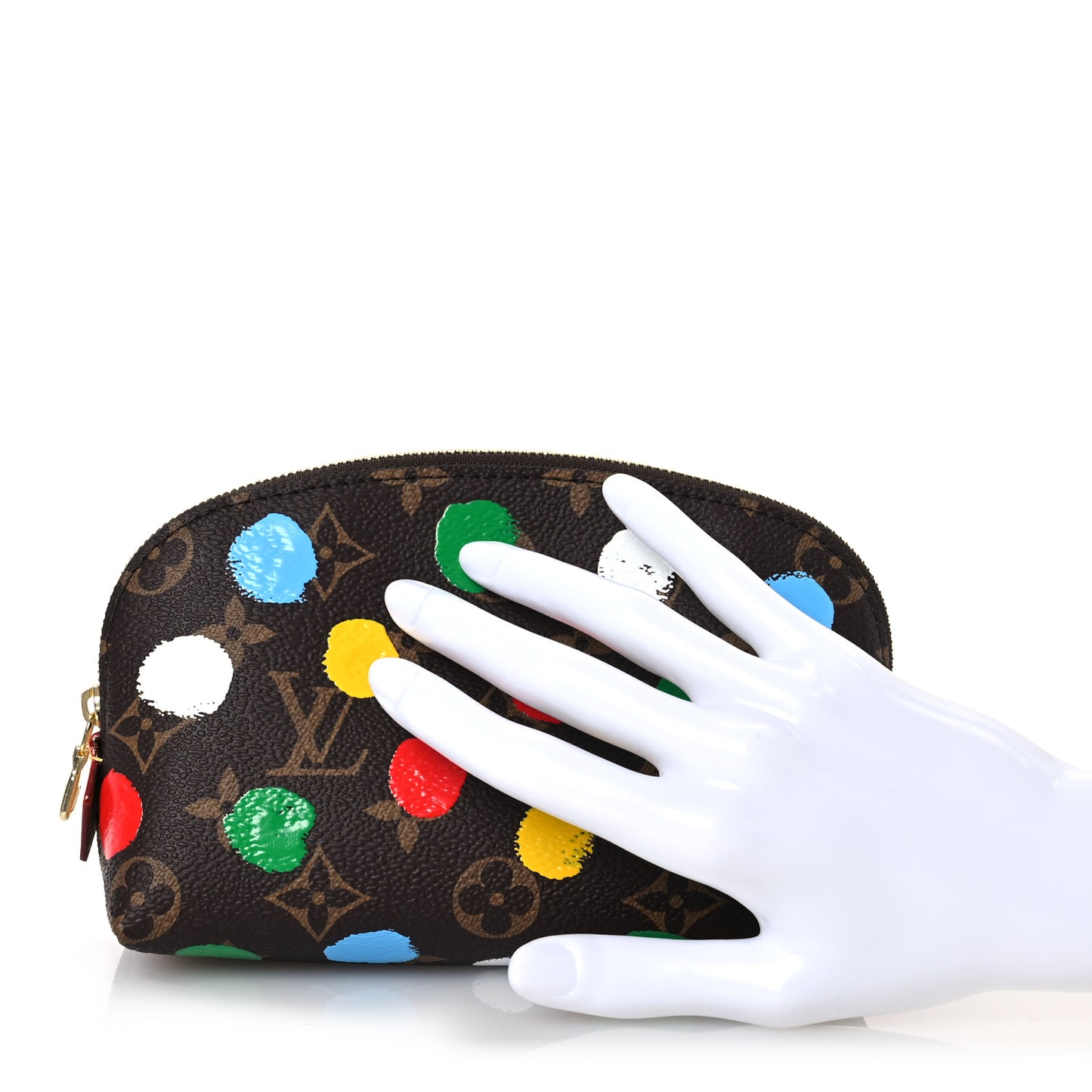 LV X YK Monogram Dots Cosmetic Pouch