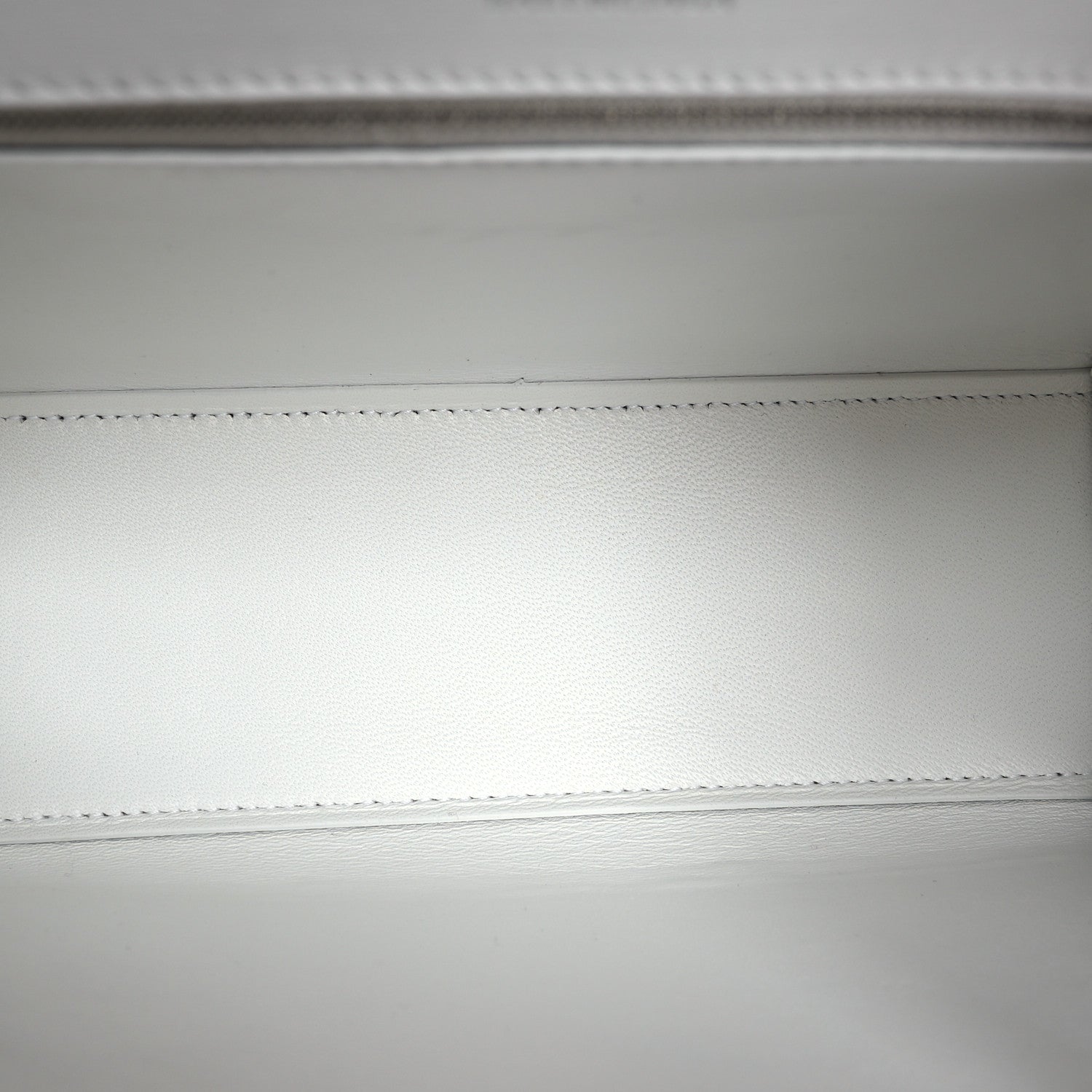 Balenciaga Patent Calfskin Lizard Embossed Medium Ghost Shoulder Bag Optic White 5 of 14