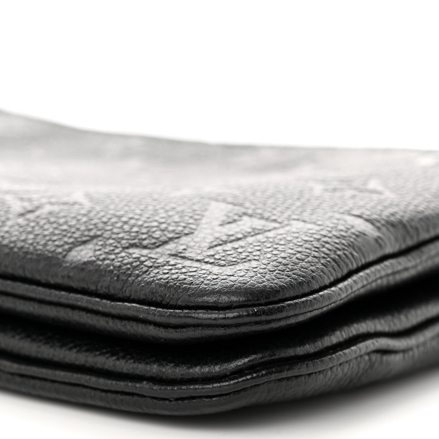 Louis Vuitton Empreinte Double Zip Pochette Black 10 of 11