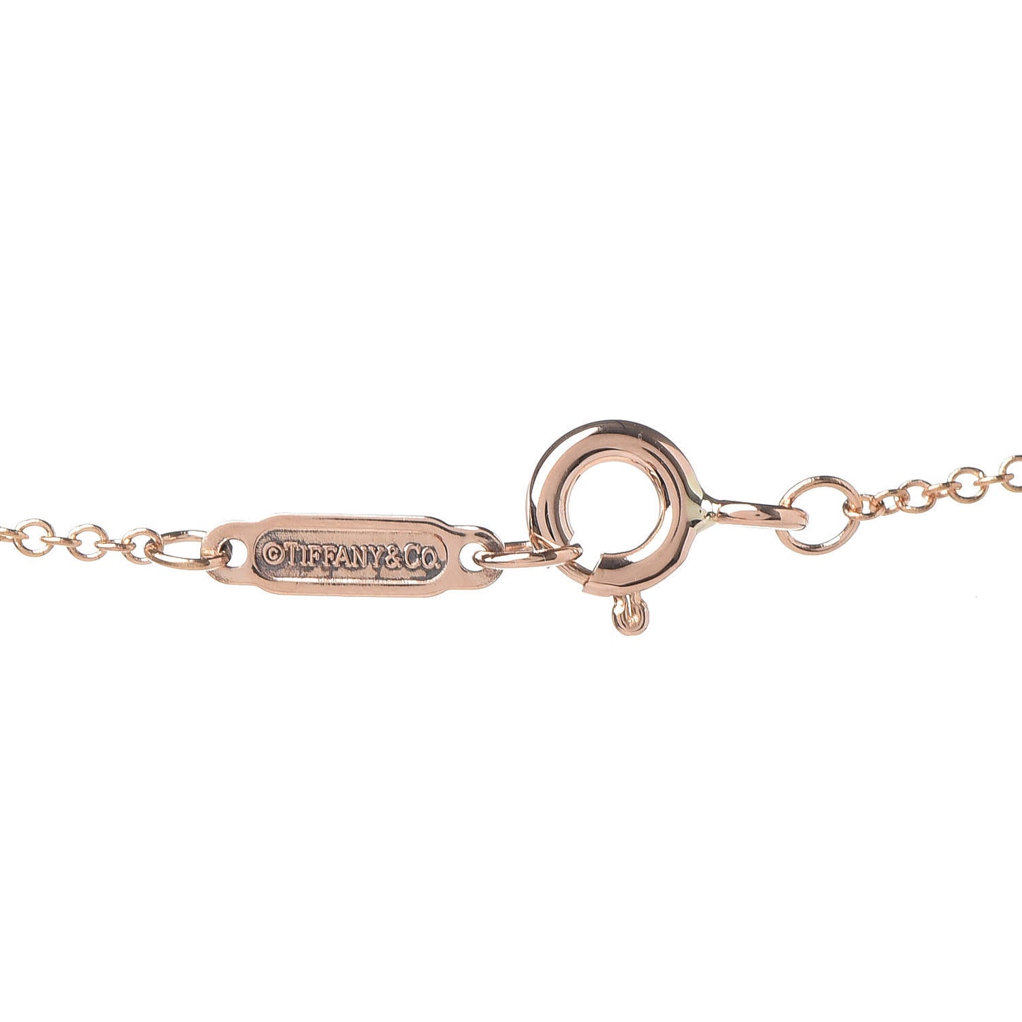 18K Rose Gold Mini Heart Lock Pendant Necklace