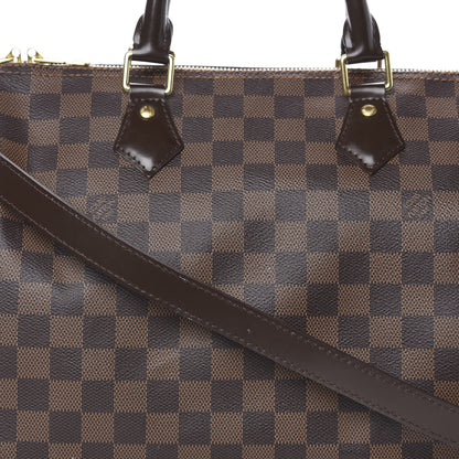 Louis Vuitton Damier Ebene Speedy Bandouliere 30 12 of 15