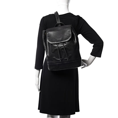 Chanel Caviar CC Backpack Black 2 of 29