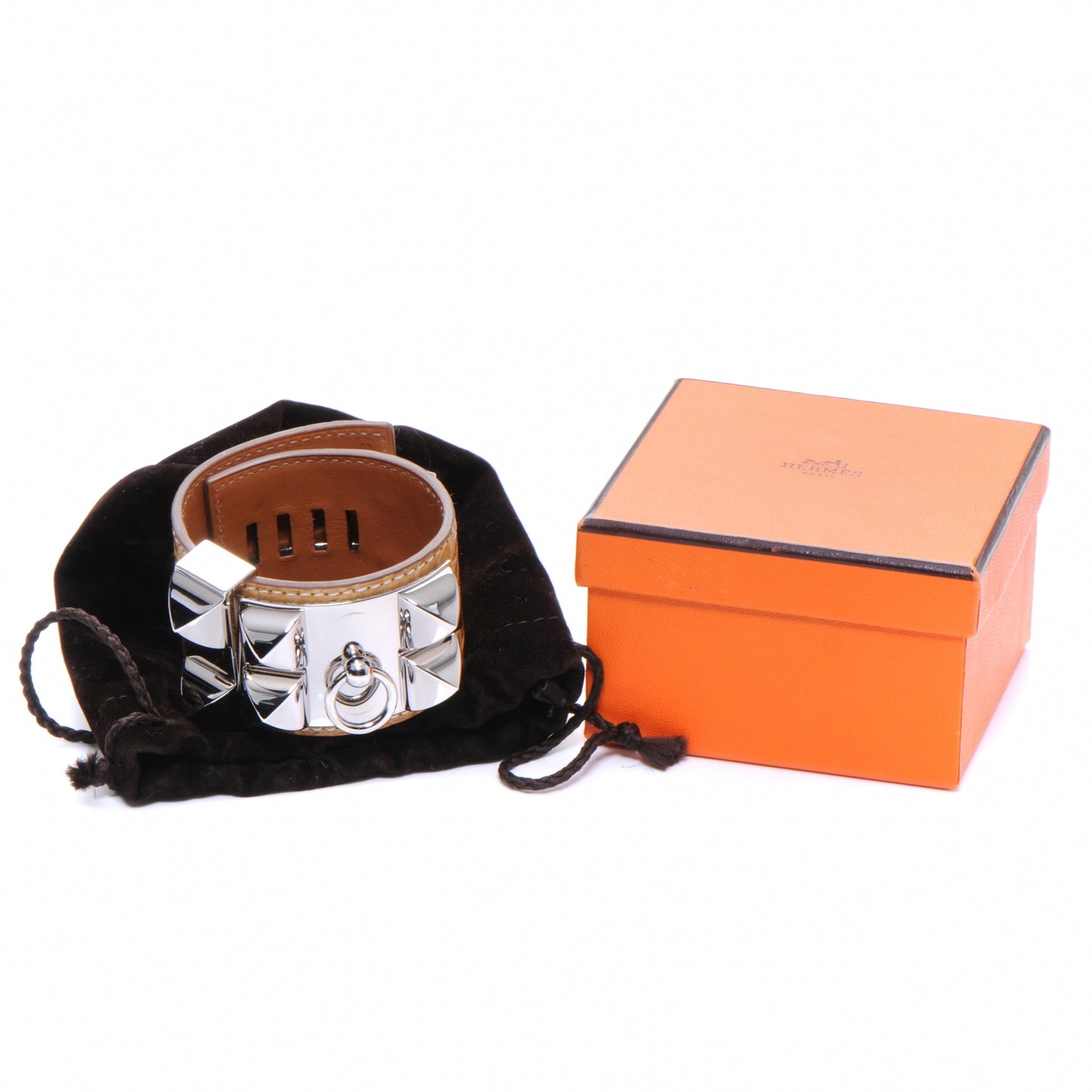 Matte Alligator Collier De Chien CDC Bracelet Maize Small