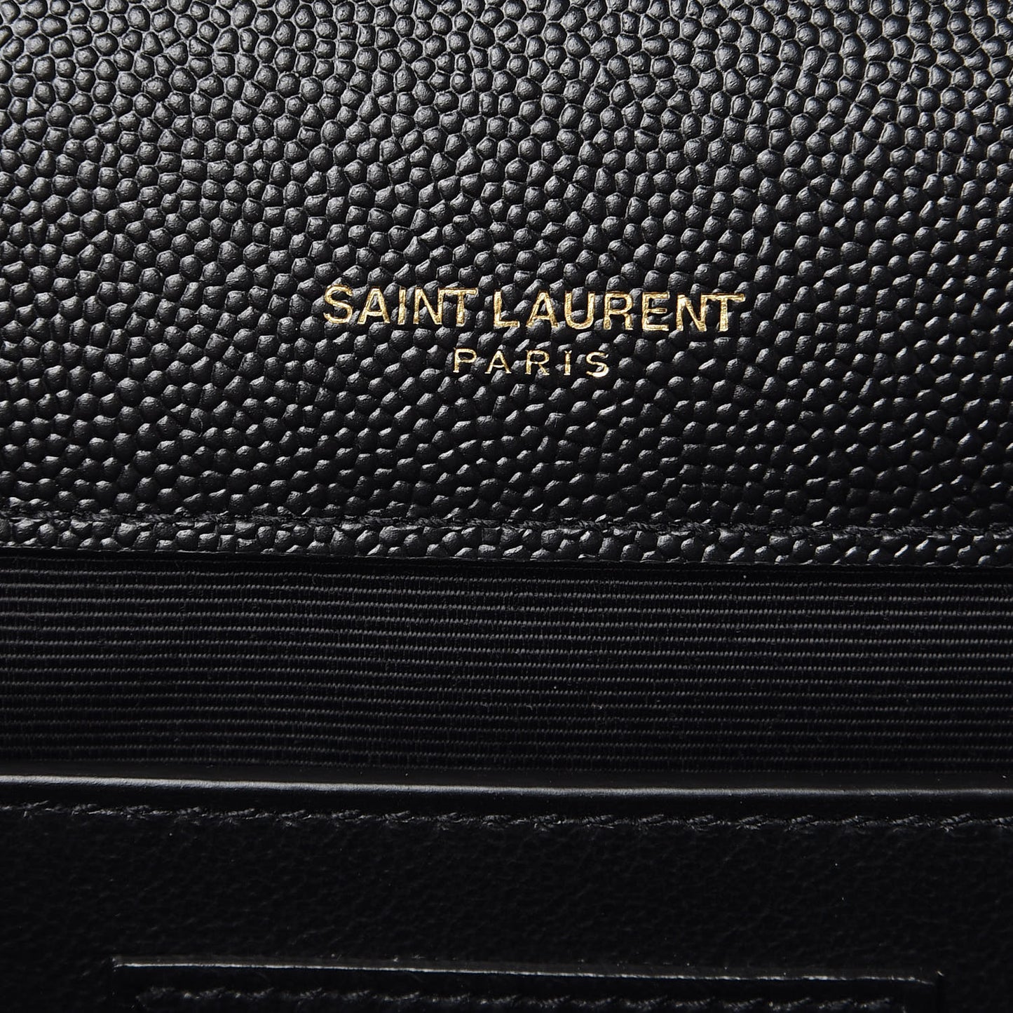 Grain De Poudre Textured Mixed Matelasse Triquilt Medium Monogram Satchel Black