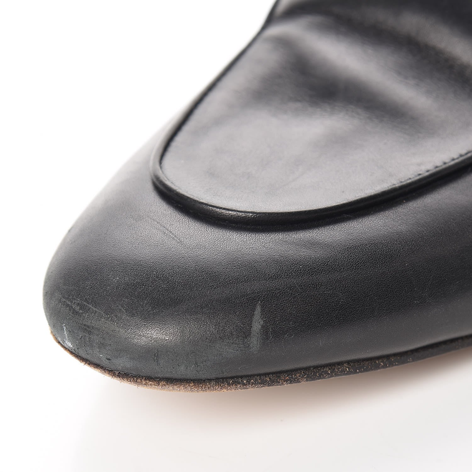 Gucci Calfskin Womens Princetown Slippers 39.5 Black 16 of 19