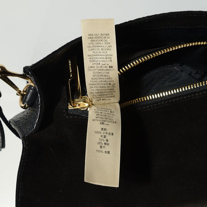 Burberry Grainy Calfskin Heritage Grain Small Crossbody Bag Black 9 of 11