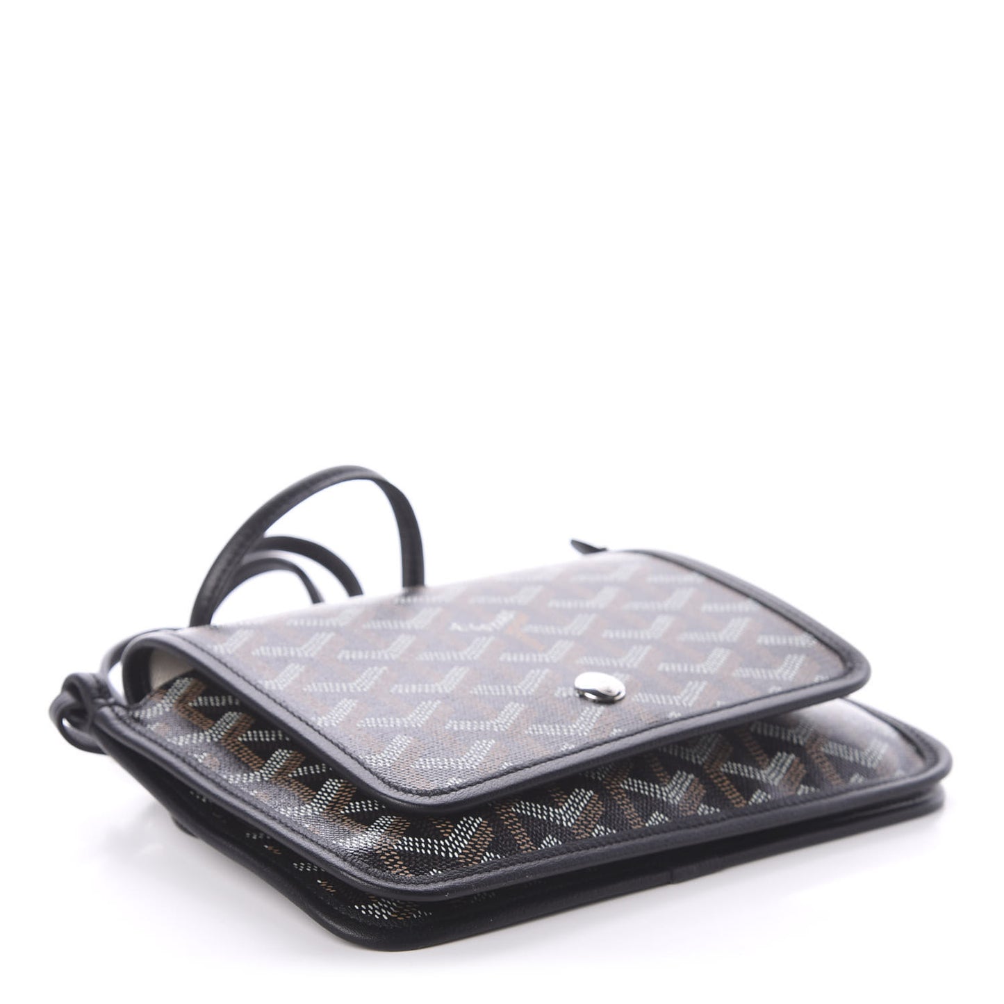 Goyardine Plumet Wallet Clutch Black