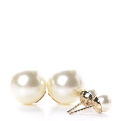 Christian Dior Pearl Mise En Dior Tribal Earrings 3 of 4