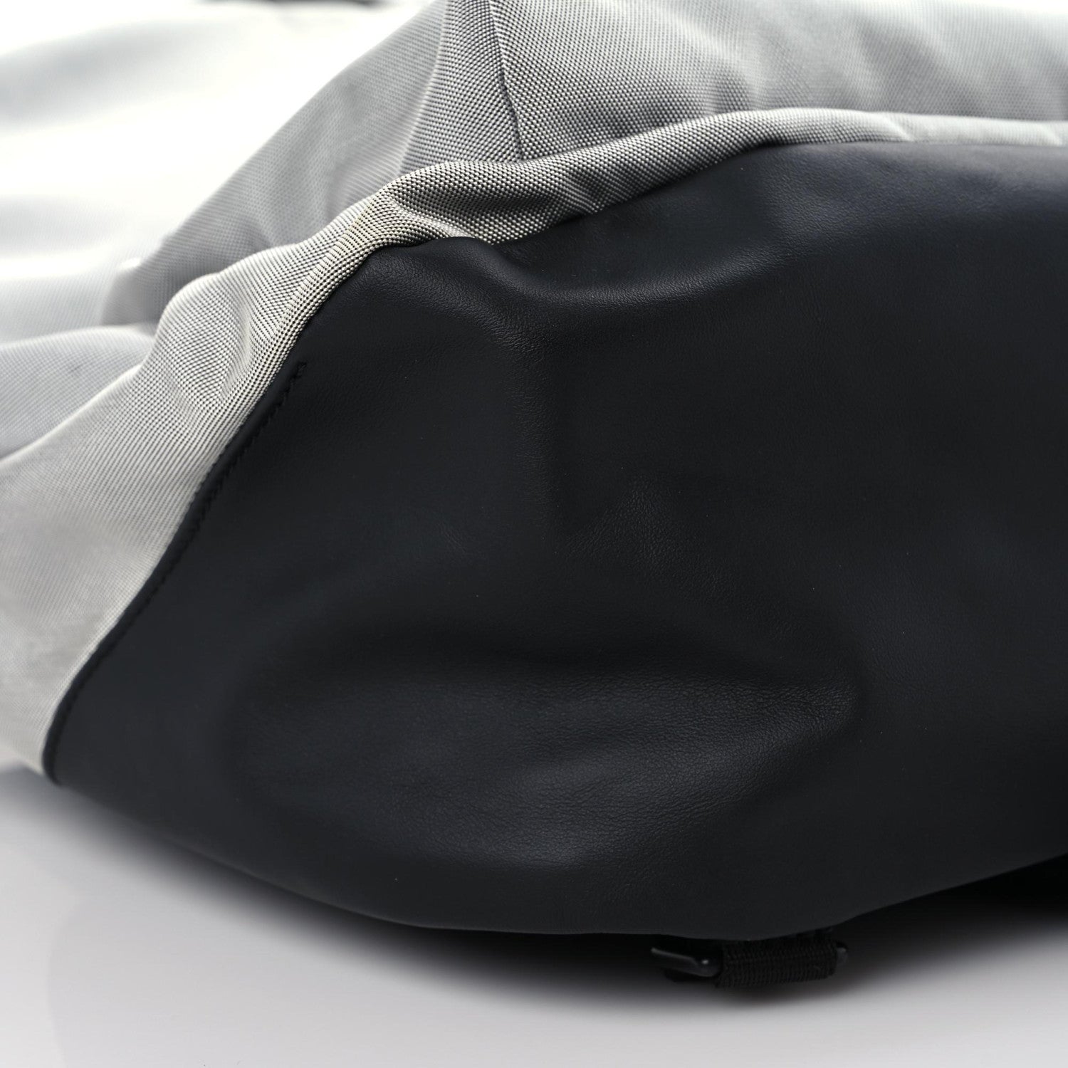 Lanvin Technical Canvas Nappa Nylon Backpack Grey Black 7 of 8