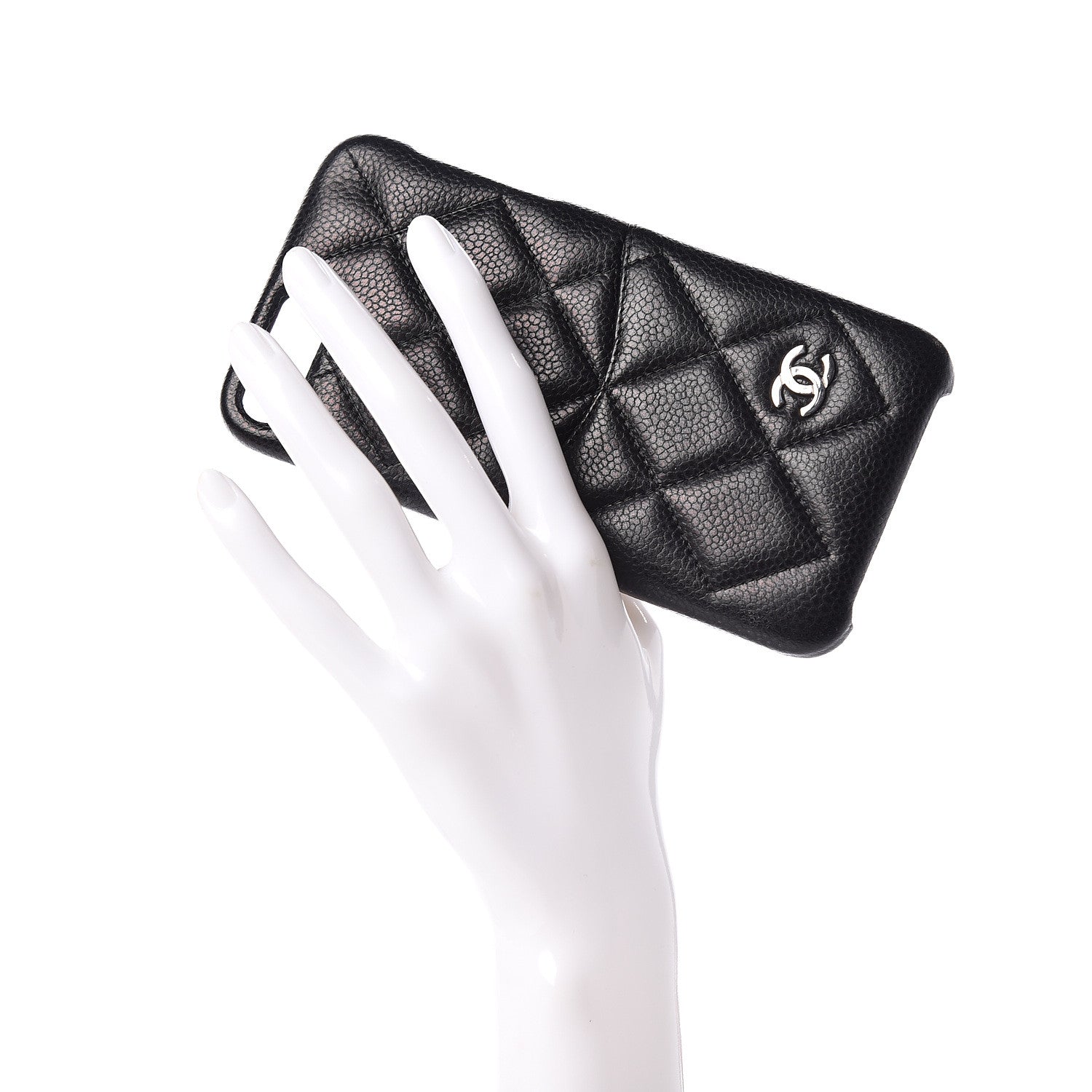Chanel Caviar Quilted iPhone 8 Plus Coco Tech Case Black 2 of 8