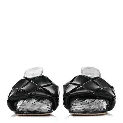 Bottega Veneta Nappa Maxi Intrecciato Lido Mule Sandals 36 Black 2 of 9