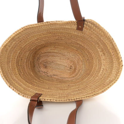 Loewe Raffia Basket Tote Bag Natural Tan 5 of 15