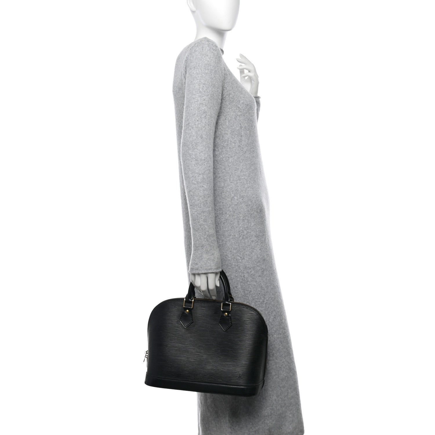 Louis Vuitton Epi Alma PM Black 2 of 20