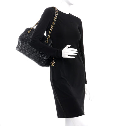 Chanel Lambskin Quilted Shoulder Bag Black 2 of 9