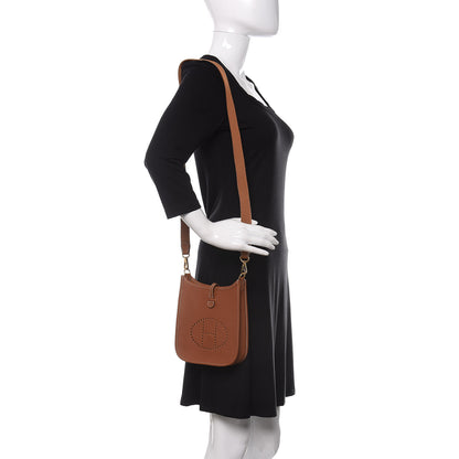 Hermes Taurillon Clemence Evelyne TPM Gold 2 of 10
