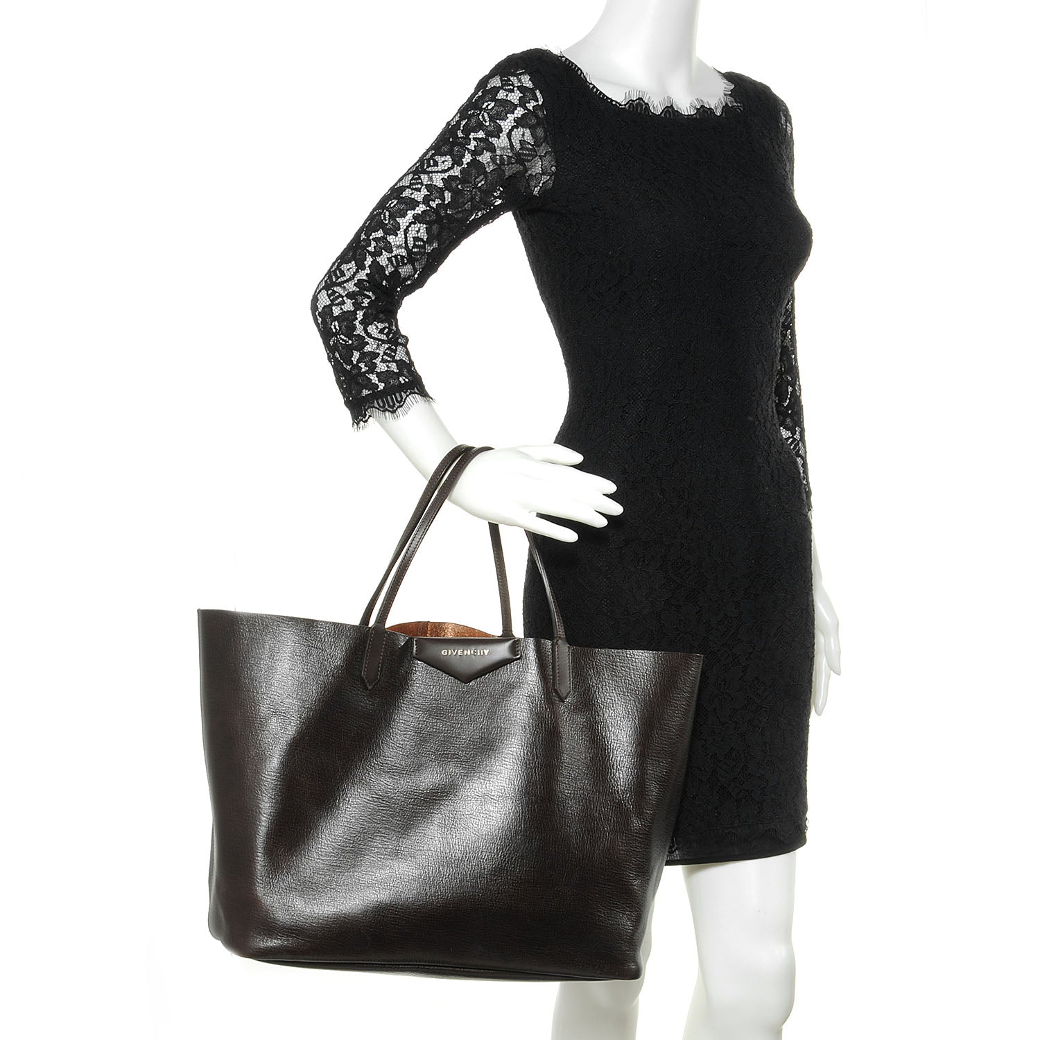 Givenchy Calfskin Large Antigona Tote Brown 2 of 13
