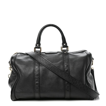 Gucci Calfskin Microguccissima Trim Medium Boston Black 1 of 12