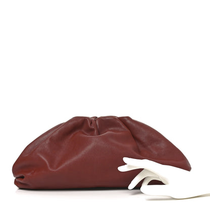 Bottega Veneta Smooth Butter Calf The Pouch Oversized Clutch Rust 2 of 10